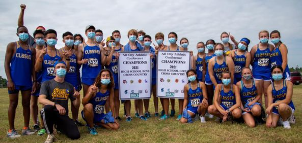 Congratulations to Classen SAS HS at Northeast, All City Athletic Conference Boys and Girls Cross Country Champions!